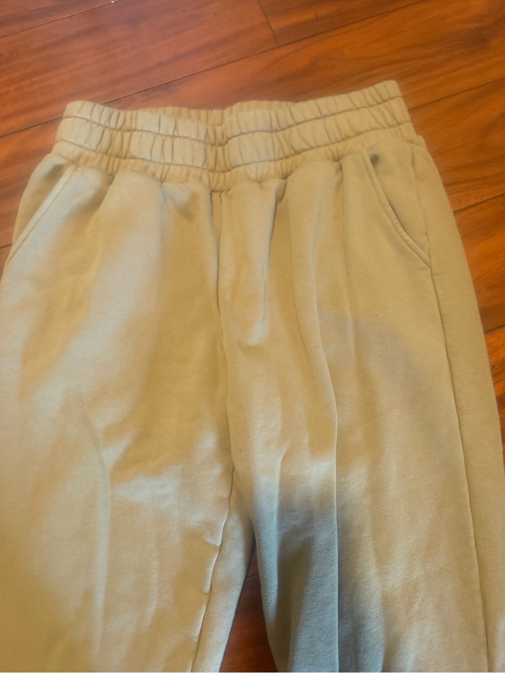 POPFLEX Taupe High-Waist Jogger Pantsuit Pants - Picture 10 of 12